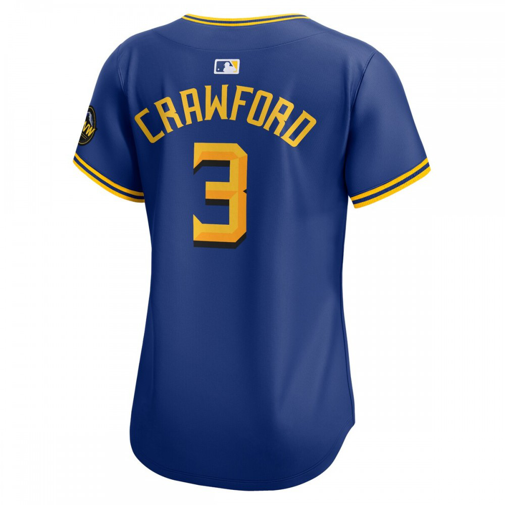J.P. Crawford Seattle Mariners Women's City Connect Limited Player Jersey - Royal-Pro Kit Vault | Brand New 26/27 Sports Jerseys